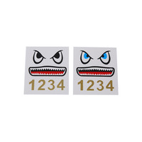 1 Set for SPARK /for Mavic Air for Mavic 2 Skin Stickers for 3M Stickers Shark Face Decals Smarthpone Stickers