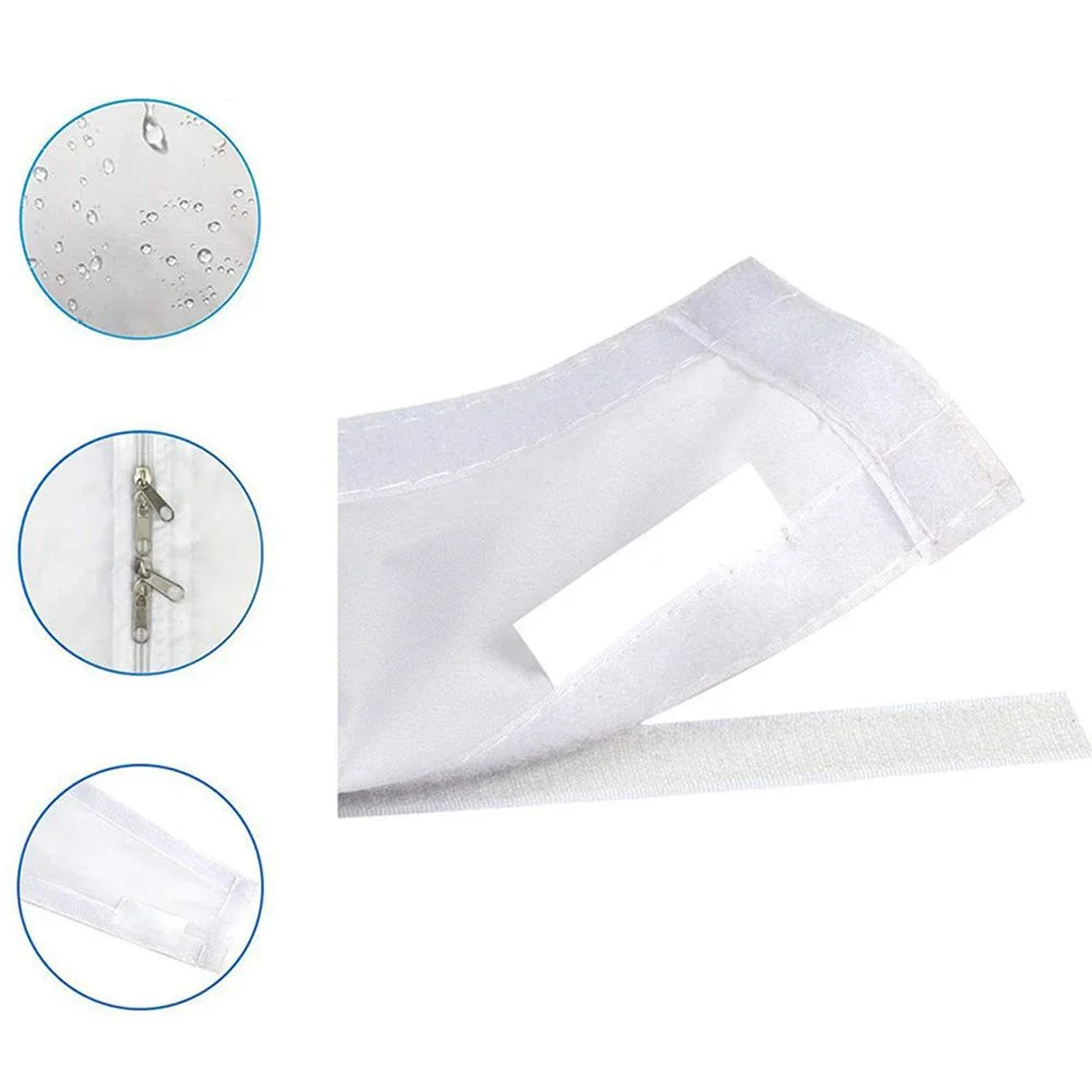 Robust Window Seal for Portable Cooling Units with Silver Finished Polyester for Long Lasting Use and Stability