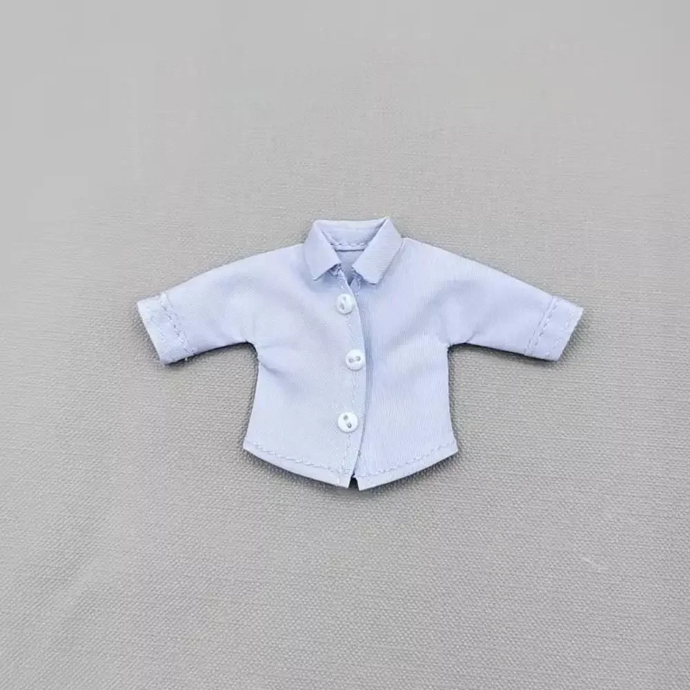 Koszula z długim rękawem dla lalek, odzież codzienna, 10 stylów, koszulka dla lalki, jeansy, topy, zabawki na prezent dla lalek 1/11 ob11, dla lalek BJD 1/12