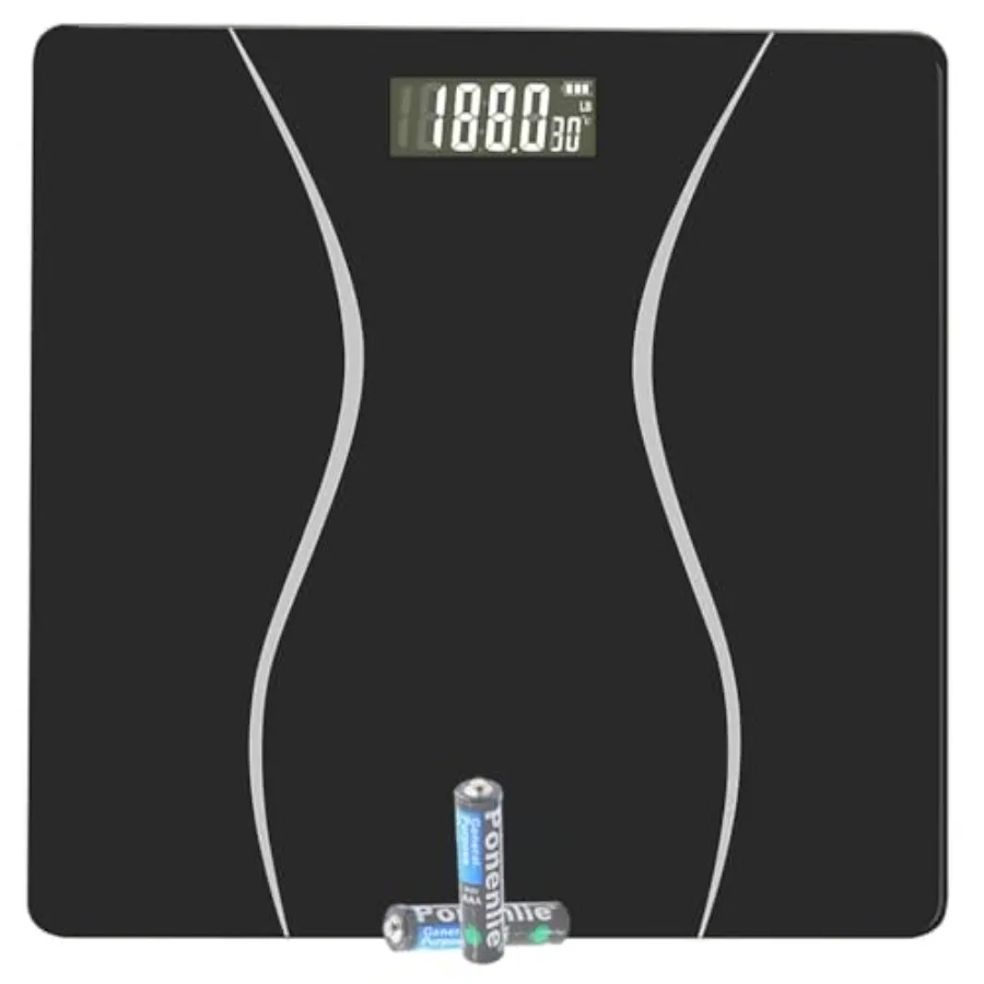 Scale for Body Weight, Digital Bathroom Scale, Weight Scales for People, Body Scale,,Max:400LB/180KG, 2 Weighing Units: LB/KG