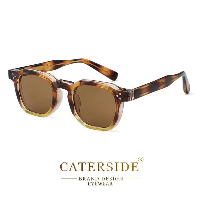 CATERSIDE Neue Retro-Punk-Sonnenbrille für Herren, quadratisch, personalisiertes Design, Brille für Damen, modische Partybrille, Festival-Geschenk, 2 Stück – Detail 18