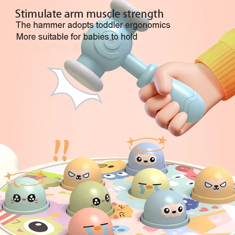 Kinder Whack-A-Mole Spielzeug Elektrische Klopfmaschine Bildung Spielzeug Tier Bord Hand-Auge Training Hammer Spiel Kinder Weihnachten geschenk