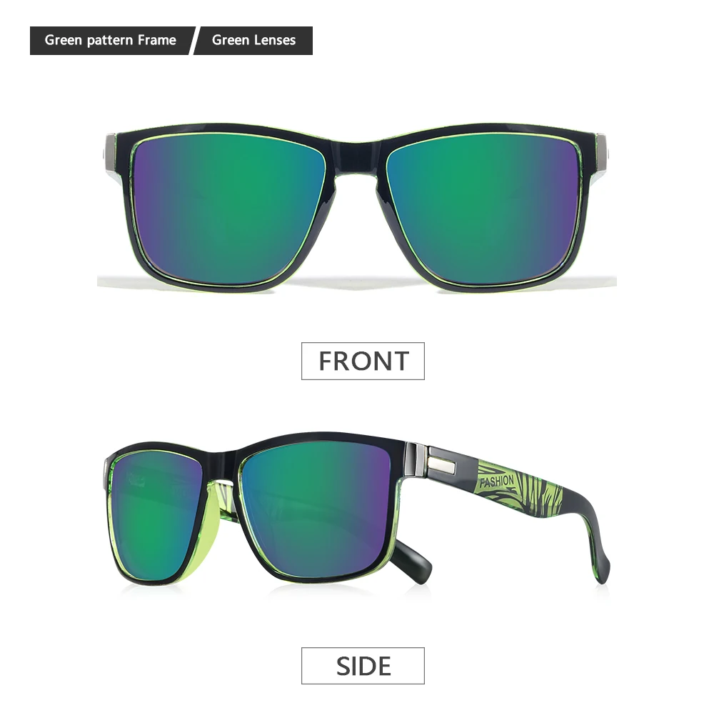 CRIXALIS Mode Vintage Quadratische Sonnenbrille für Männer Frauen Fahren Luxus Marke Designer Sonnenbrille Anti-Glare Retro Shades UV400 – Detail 9
