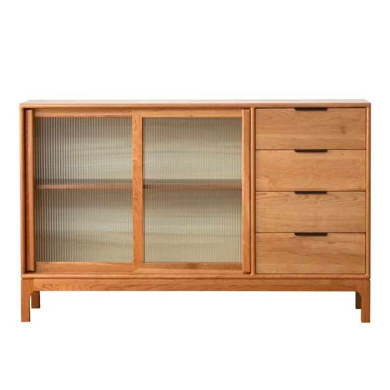 Walnut side cabinet, cherry wood side cabinet