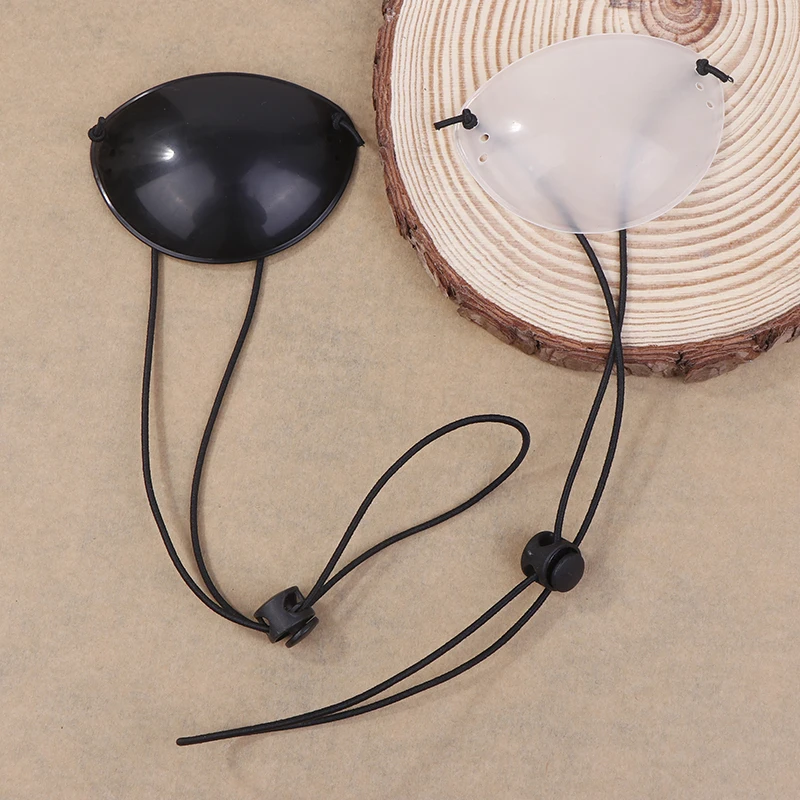 Children's Monocular Eye Goggle Patch Amblyopia Blindfold One Eye Strabismus Translucent Black Single Eye Protect Correction