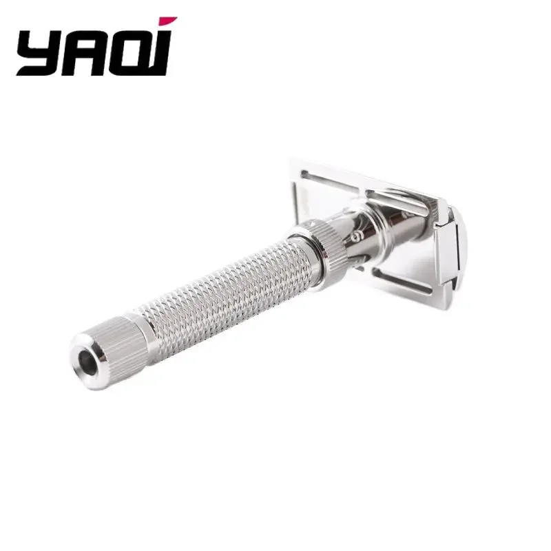 Yaqi 2025 جديد رجالي ألتيما الفولاذ المقاوم للصدأ قابل للتعديل جودة عالية سلامة الحلاقة ريترو موضة متقدمة المحمولة السفر الحلاقة