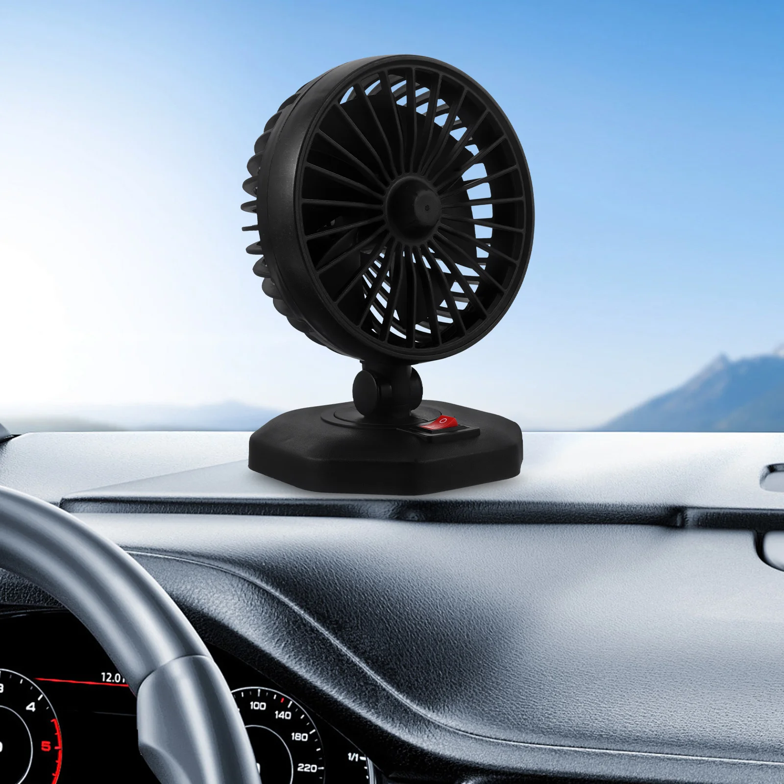 

Car Mini Usb Powered Portable Electric Fan With Adjustable Speed Low Noise Compact Design For Travel Camping Office Car Air