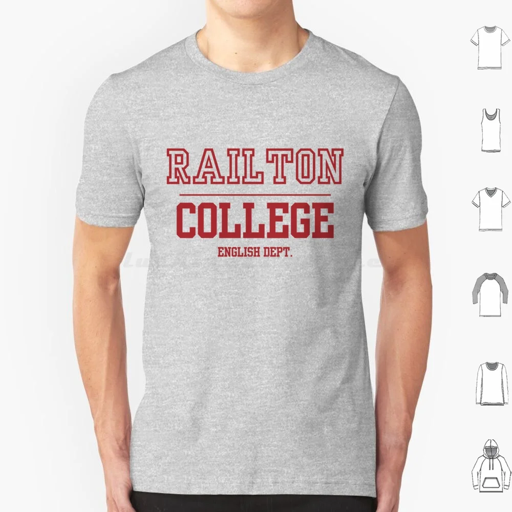 Railton College Lucky Hank Fan T Shirt Cotton Men Women DIY Print Lucky Hank Railton College English Department Bill Odenkirk