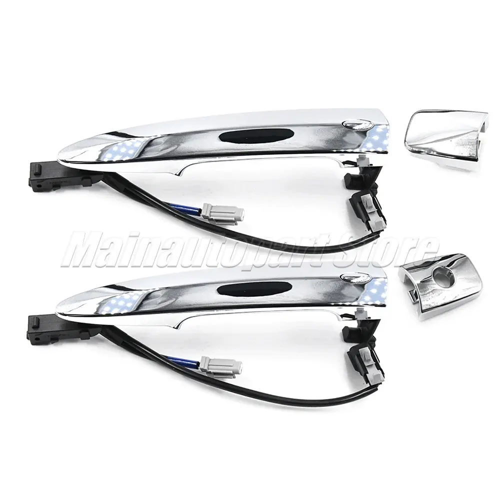 806469N00A Car Front Chrome Exterior Door Handles Silver ABS