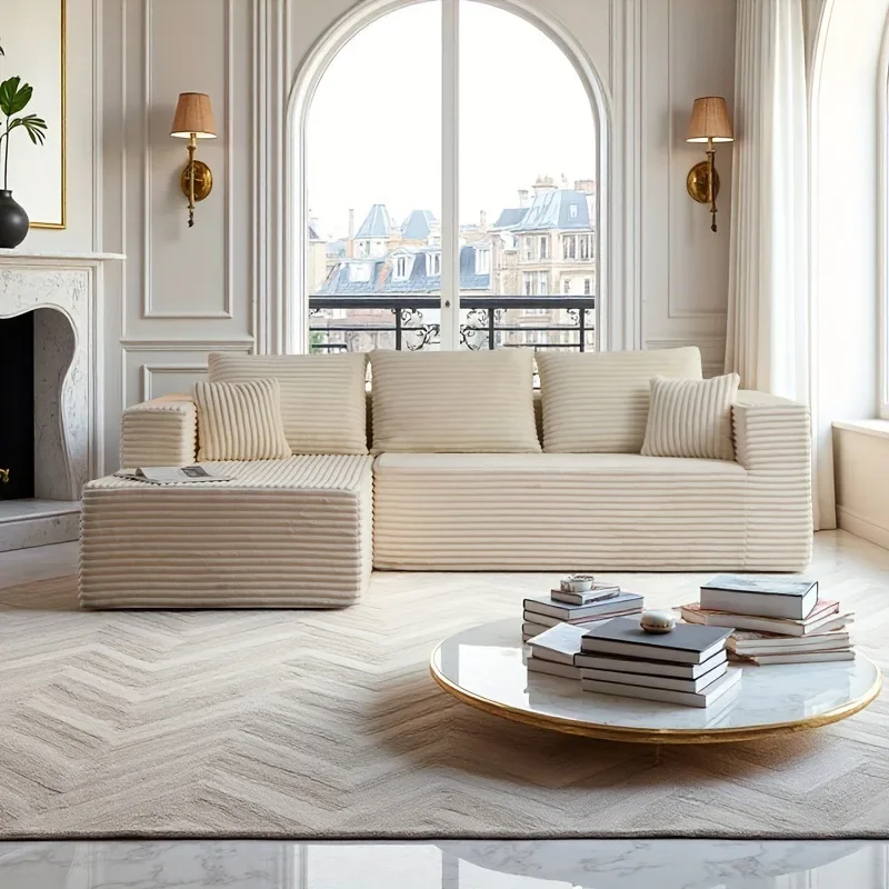 #Modern L Shaped Sofa, Compressed Easy Assembly, Living Room Home Furniture, Commercial Exhibition Hall Combo