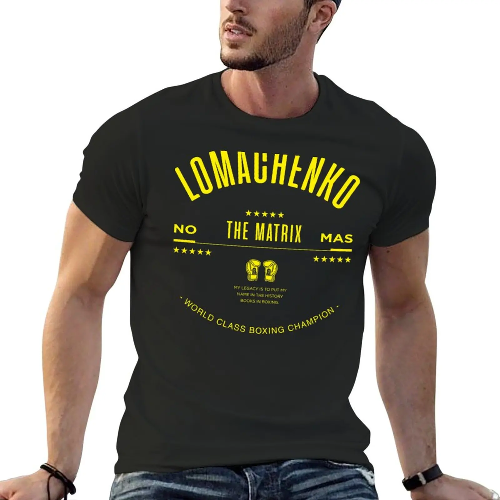 Lomachenko. Classic T-Shirt korean fashion custom t shirt plain white t shirts men