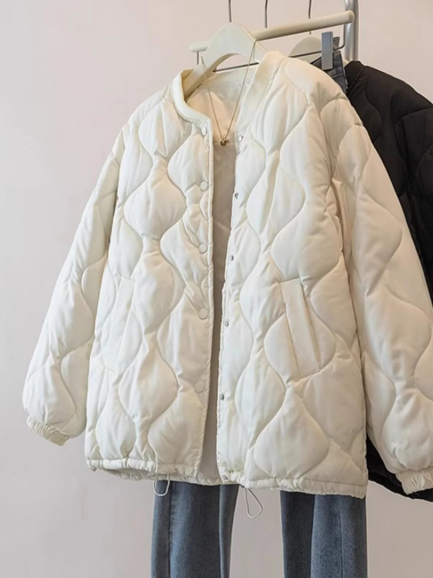 

Легкая женская куртка Bread Sle, свободная теплая антивозрастная зимняя верхняя одежда больших размеров, повседневная корейская одежда