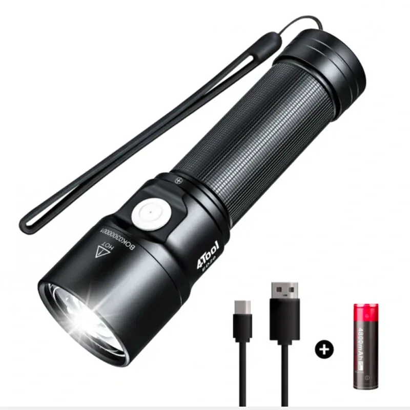 NEXTORCH 4Tool ED20 Rechargeable Portable LED Flashlight with 21700 Battery, 2200 Lumen 120hs Long Run time, Direct Charging