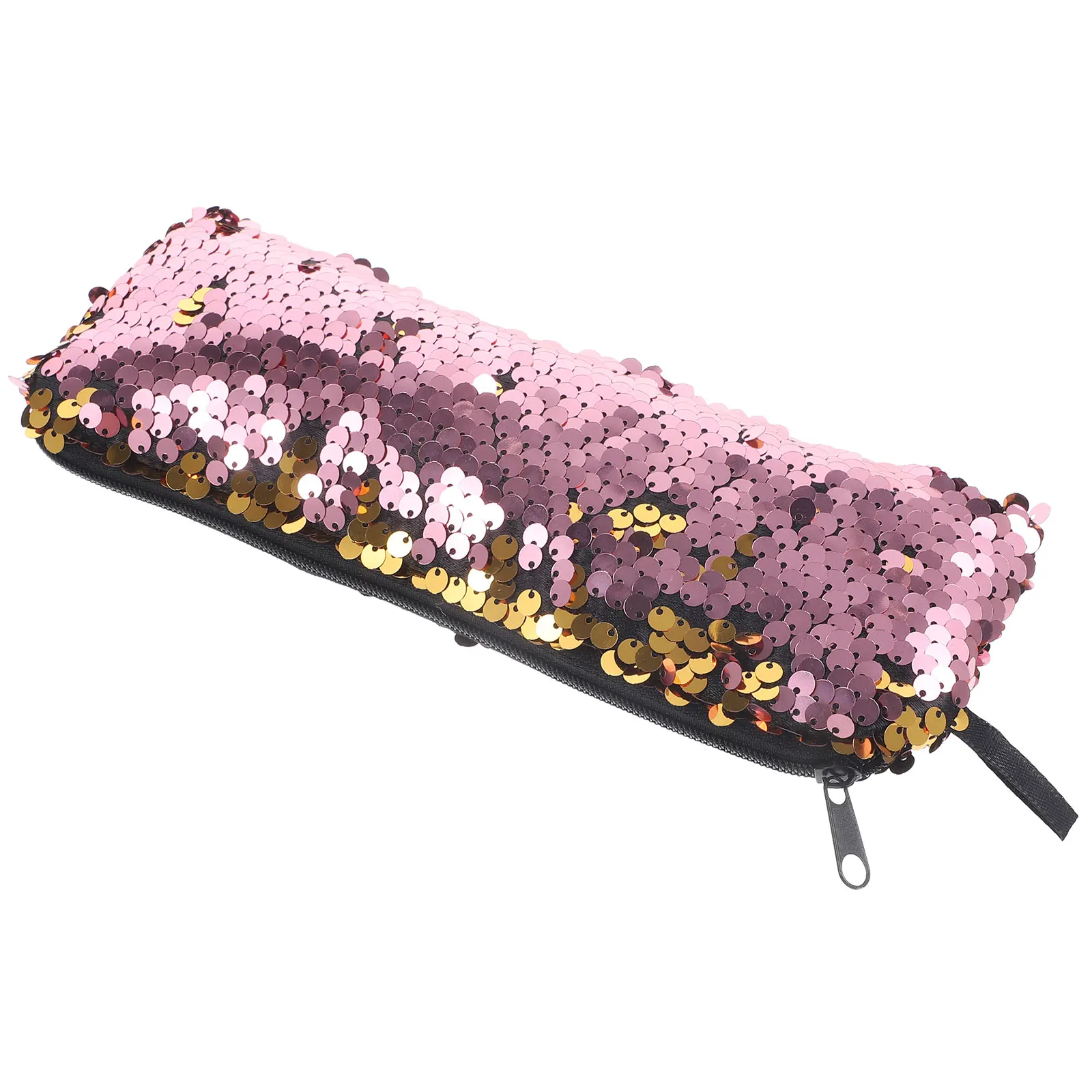 

Glitter For Women Travel Portable Toiletry Storage Large Capacity Polyester Sequin Toiletries Organizer Pouch Zippered