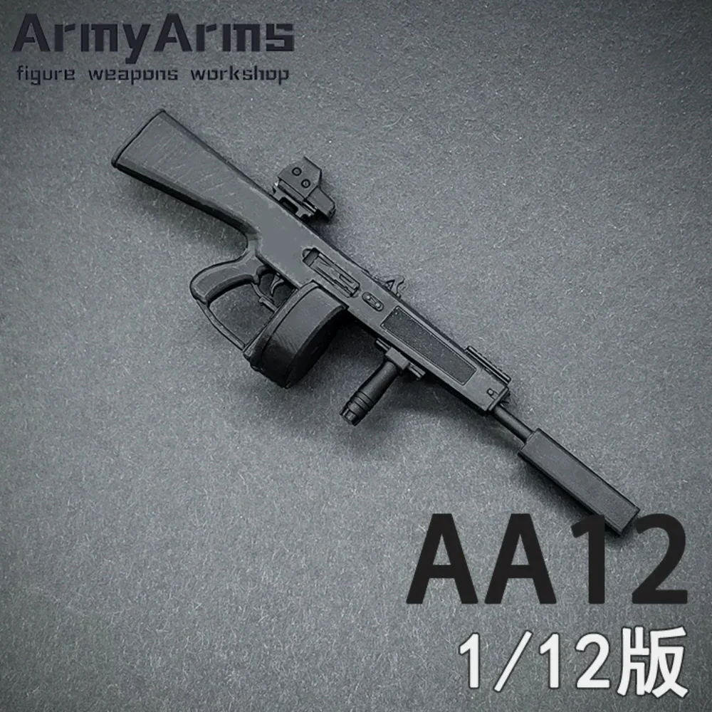 Snail ArmyArms 1/12 Doll Soldier About 8.5cm AA12 Gun Assembly Not Launch Fit 6 Inch Action Figure Model Toy Gift In Stock
