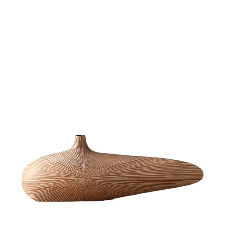 Modern Minimalist Creative Resin Decor Vase, Distinctive Tabletop Home Accent Ornament