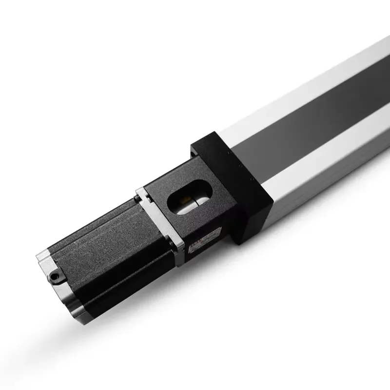 High Precision Aluminum Ball Screw Linear Guide with Stepper Motor 0.02mm Position Accuracy Dustproof 40kg Load Capacity