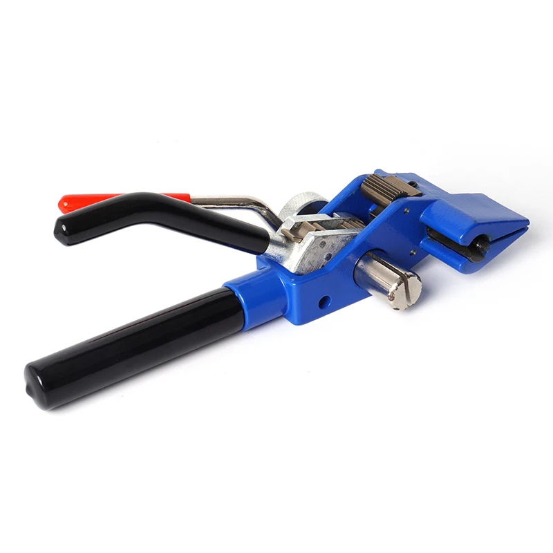 Cable Tie Gun Bundle Tool Tensioning Trigger Cable Plier Cutter Zip Hand Fastening Steel Strap Strapping Machine