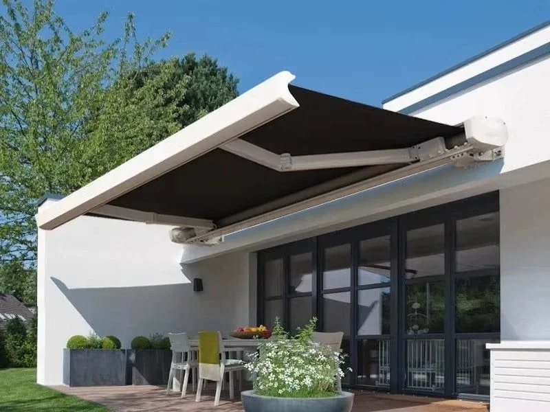 2026 Full Cassette Electric Awning Remote Controlled Retractable Garden Patio Sunpromote sales