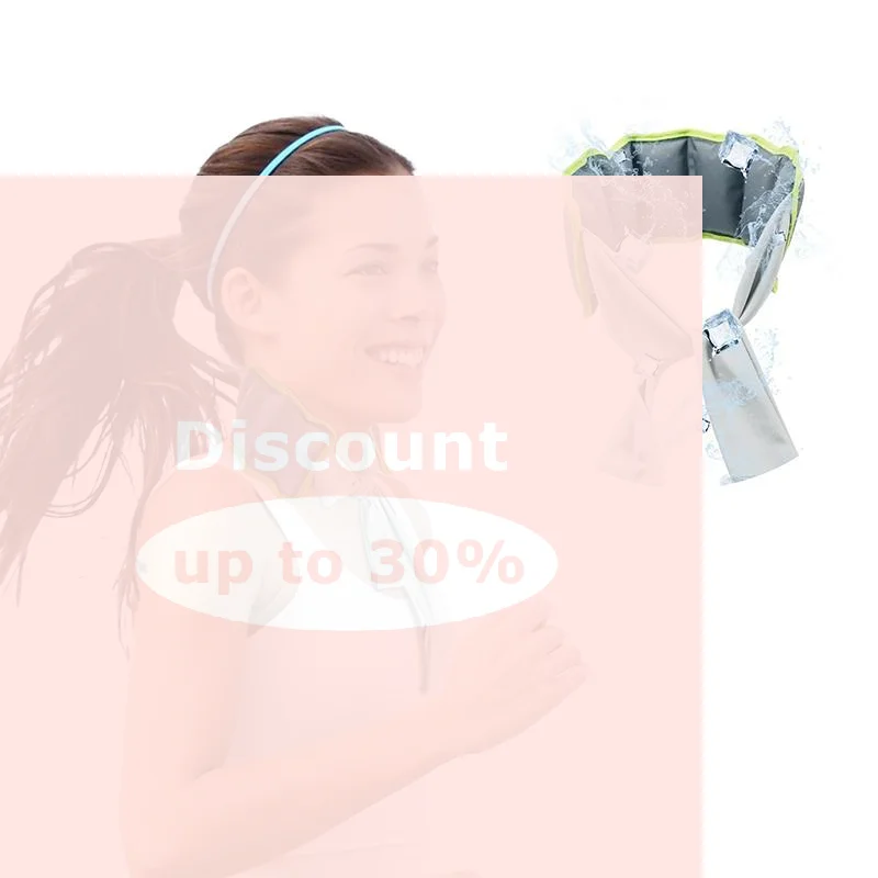 [35*9cm Summer Neck Cooling Cold Sensation Ice Scarf Ice Pack Sports Headscarf Pet Ice Scarf New Reusable]