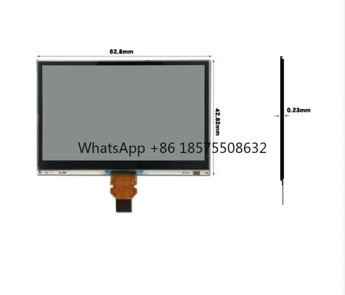 2,7-дюймовый 10-контактный ЖК-экран (матрица) для GPS-навигатора Lezyne Mega XL, дисплей для Lezyne Mega XL