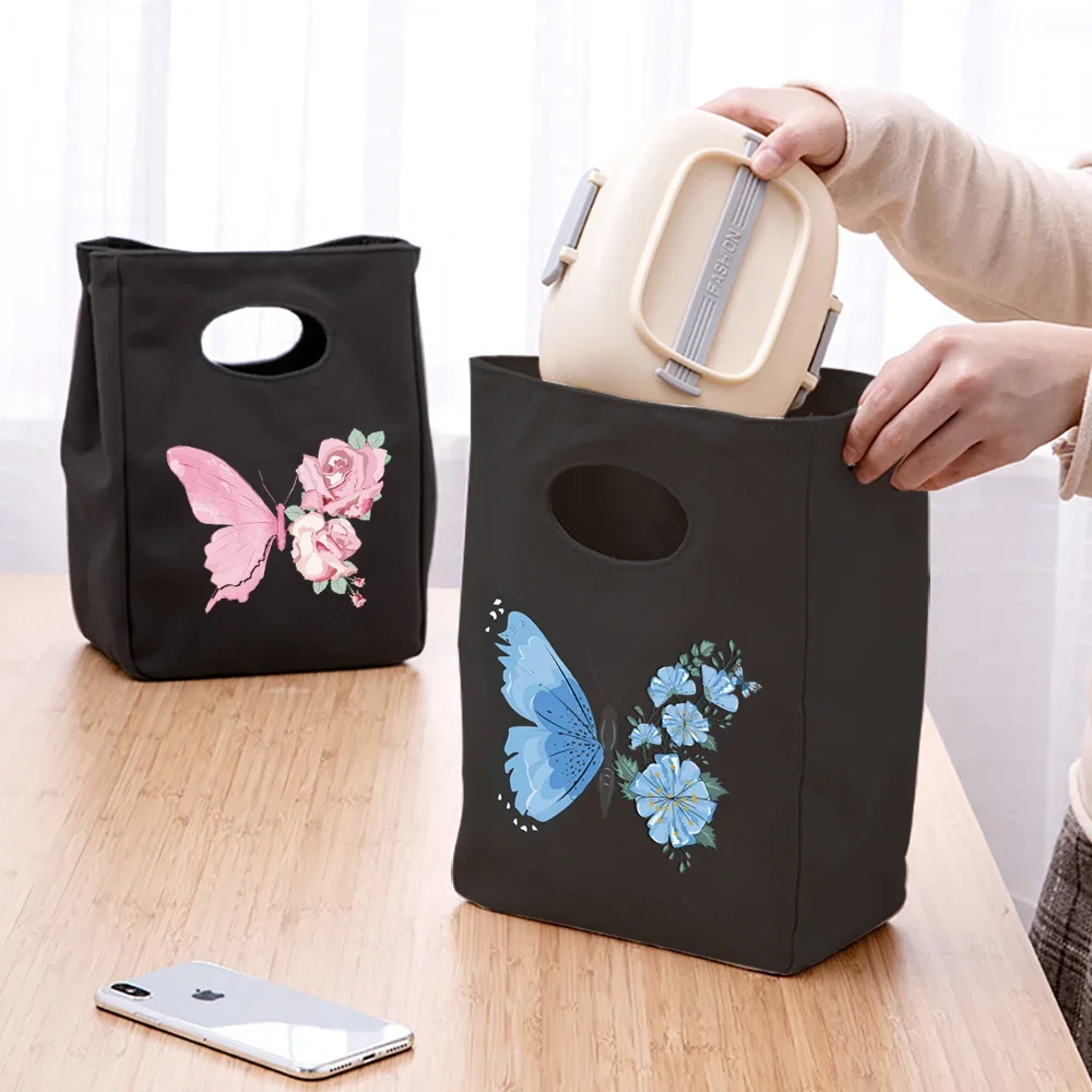 

Lunch Bag Cooler Tote Portable Insulated Box Thermal Cold Food Container pouch School Picnic Fashion Travel Lunchbox Prin