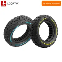 Neumático sólido de goma 10x3,0(255x80) 255*80 80/65-6 neumático sólido para ZERO10X /Kugoo M4 G1 Dualtron E-Scooter HoneycombWheel