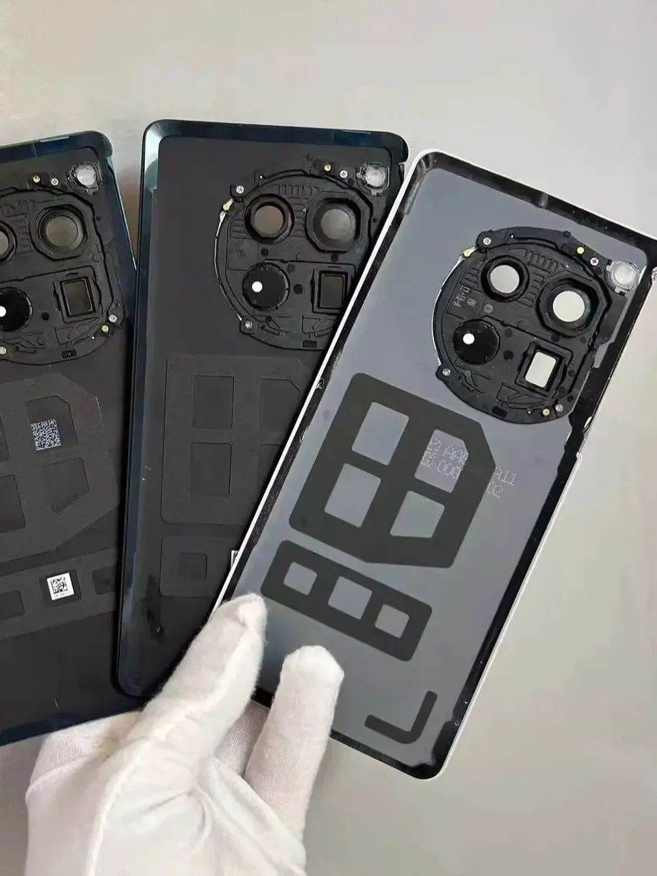 Oryginalna tylna obudowa baterii z szybą, klapka baterii, obudowa tylna, szklana osłona aparatu do OnePlus 12, OnePlus12, one plus 12 (zielony) — Zdjęcie 2 z 2