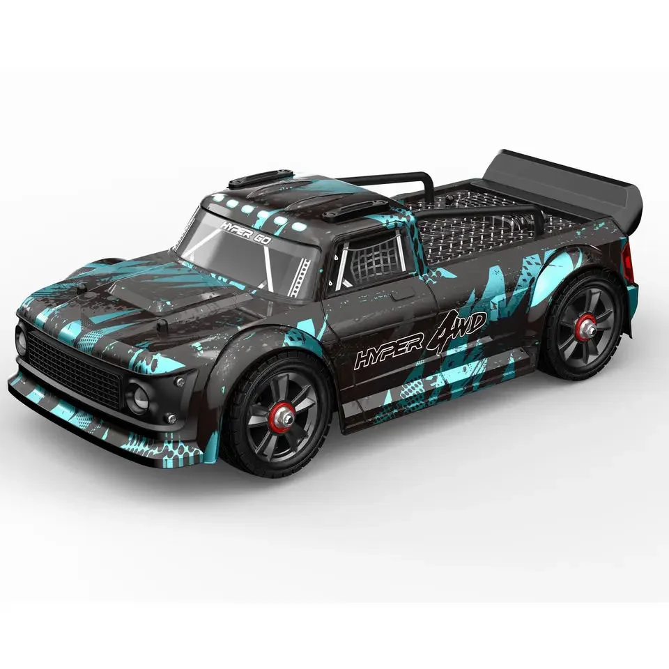 Vrachtwagen Rc Borstelloze Mjx 14301 Mjx Hyper Go 1/14 Rc Truck Volledig Metalen Chassis Afstandsbediening Borstelloos 55Km/U Off-Road Buggy Voertuig