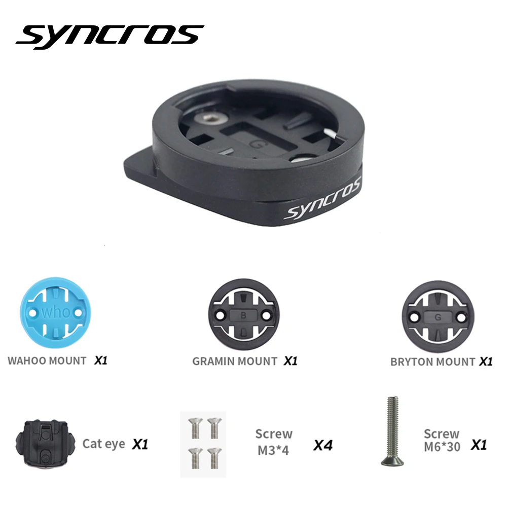 

Syncros Top Cap Integration Computer Mount For Garmin/Wahoo/Bryton For Fraser Ic Sl WC/DC/XC Handlebars Cockpit AM Stems