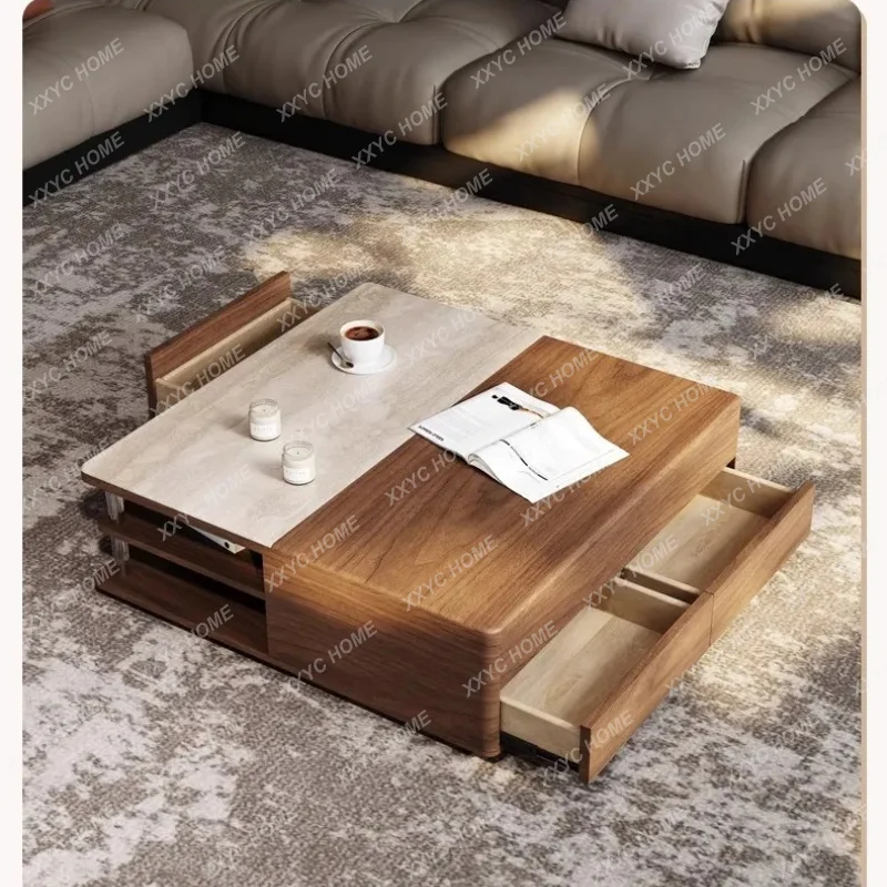 XXSquare Luxury Coffee Table Storage  Premium Floor Coffee Table Aesthetic Vintage  Home Furnitur