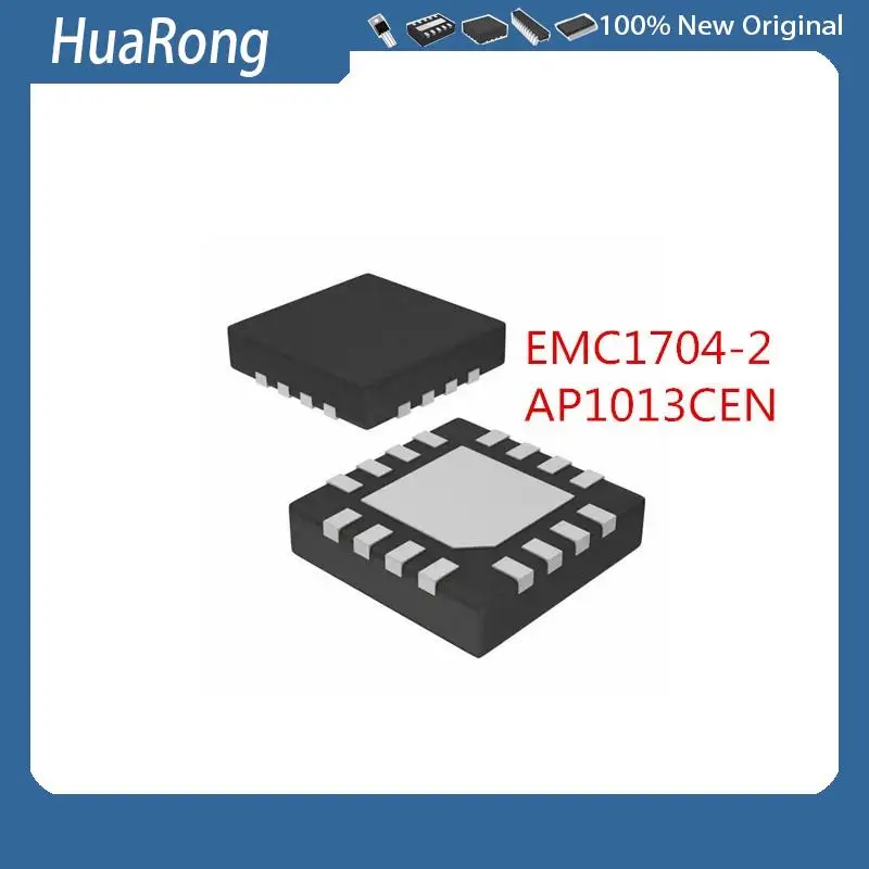 2PCS/LOT   EMC1704-2   EMC1704   1704-2       AP1013CEN  1013C  QFN16