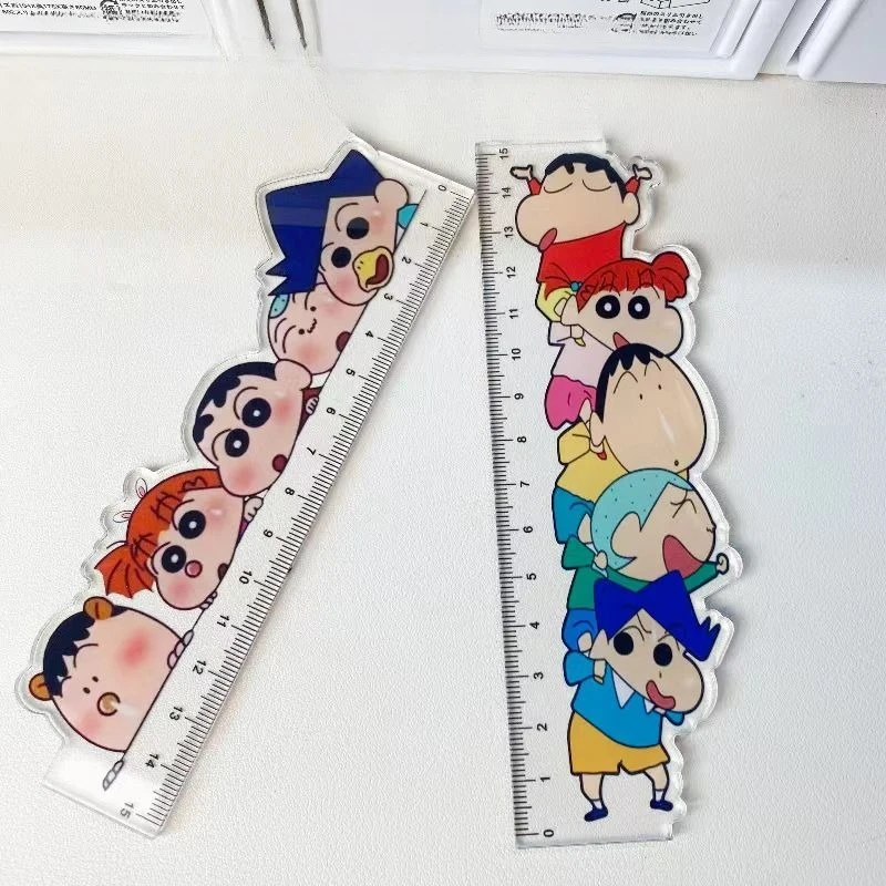 

Crayon Shin-chan Ruler Cute Cartoon Originality Modeling Ruler New Delicate Fashion Measure Painting Practical School Supplies