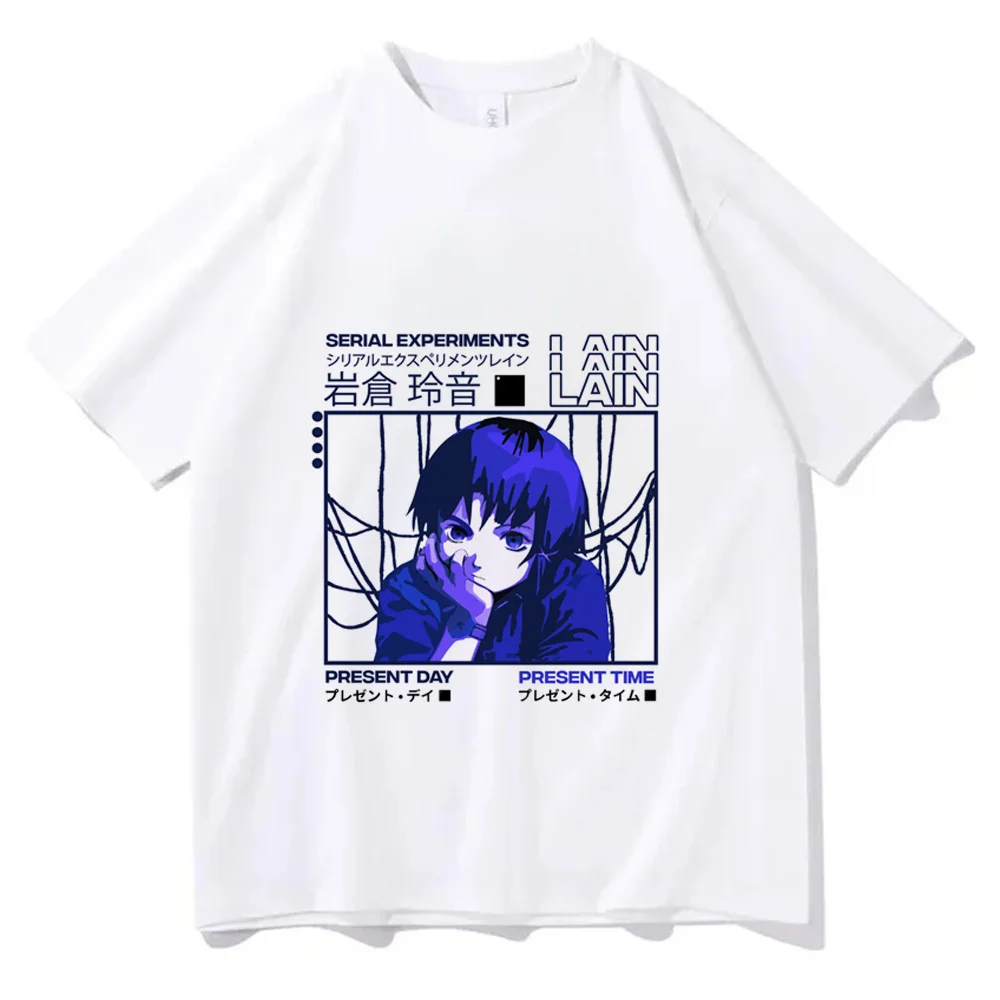 Serial Experiments Lain t-shirt teen summer funny clearance sales cheap t shirt baddie clearance sales grunge y2k dollette