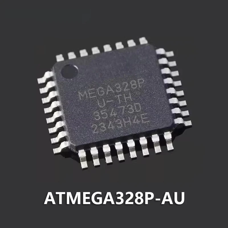 10 PCS ATMEGA328P-AU TQFP-32 Microcontroller IC, 8-bit MCU, 32KB Flash, 1.8V~5.5V, In Stock