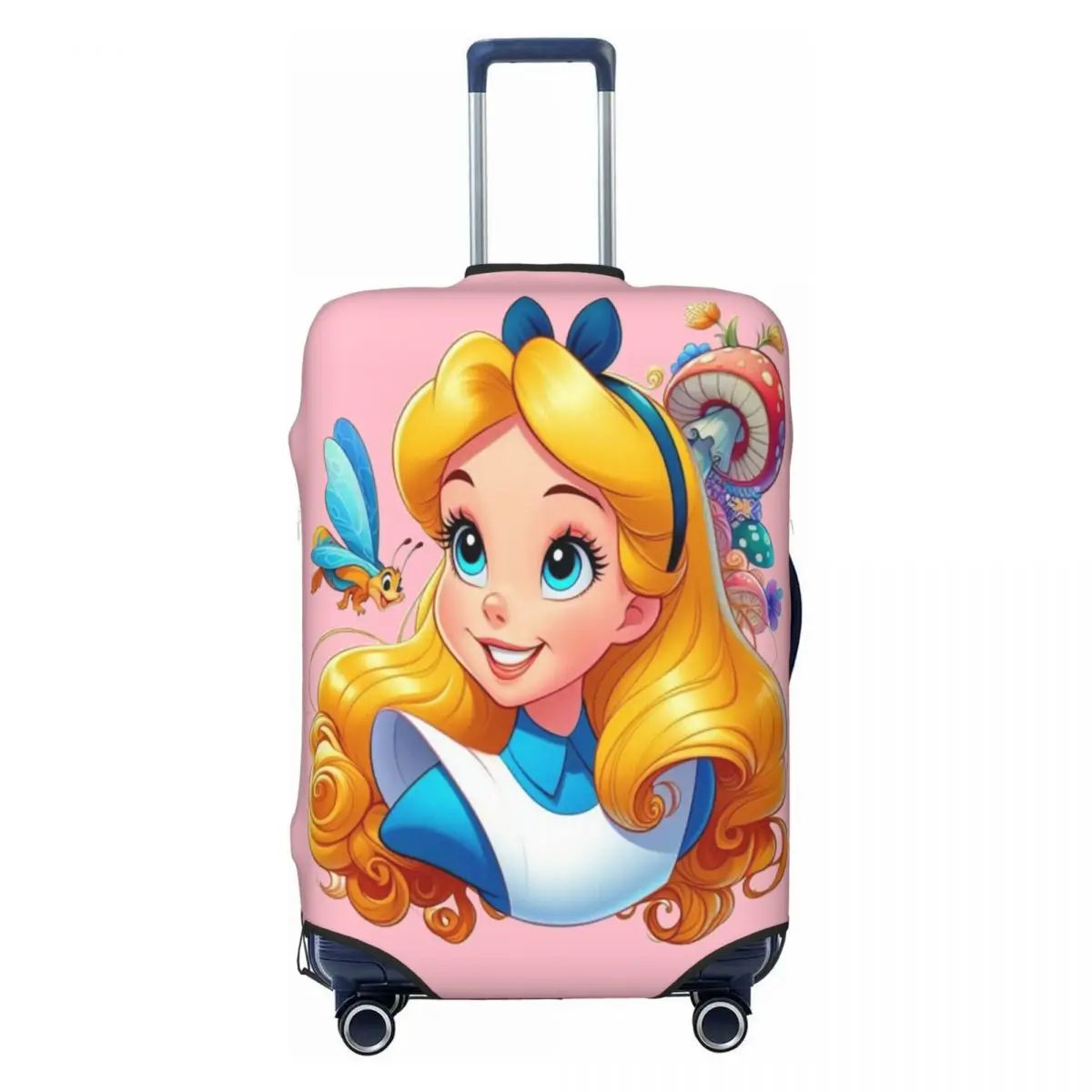 

Custom Custom Alice In Anime Wonderland Cartoon Luggage Cover Protector Elastic Travel Suitcase Covers