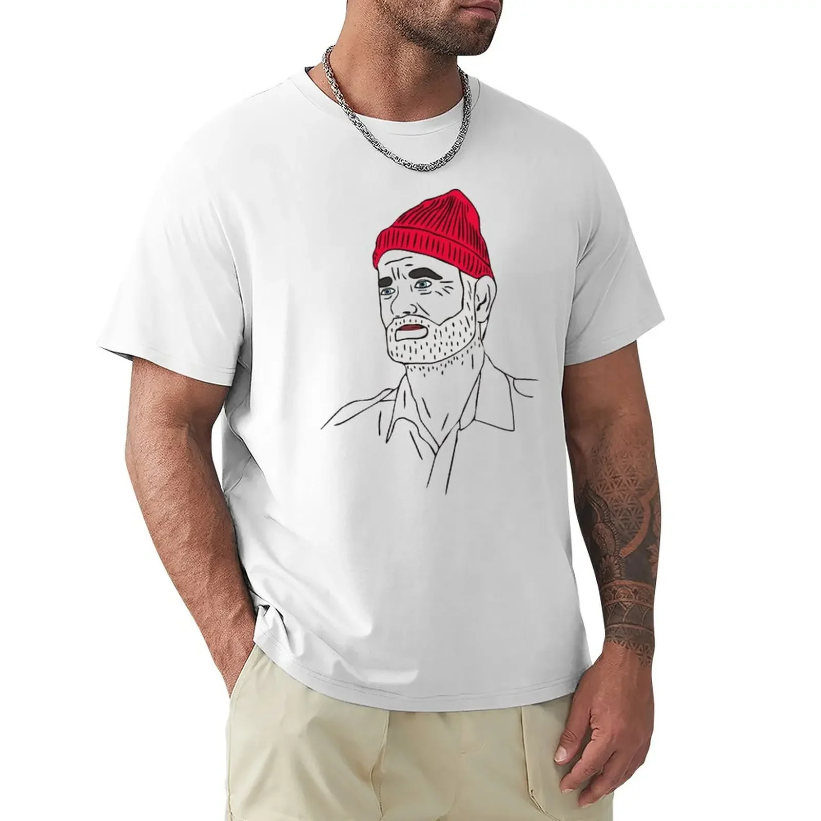 Steve Zissou T-Shirt shirts graphic tees oversizeds mens t shirt