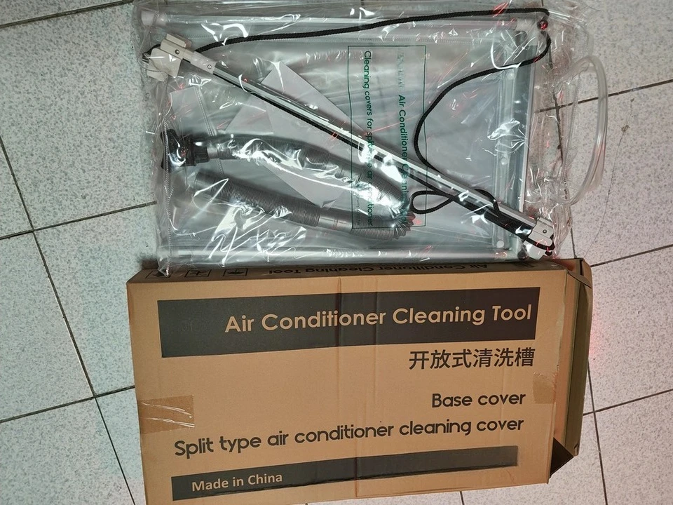 Air Conditioner Cleaning Tool Air Conditioner Cover Wall Mounted Air Conditioning Cleaning Cover Dust Washing Tool