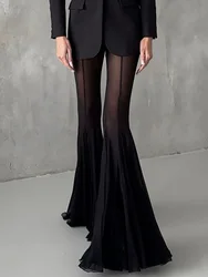 Single-Breasted Hollow Out Jackets Sets, Women Spring Autumn Fashion Trousers Simple Outfit, 2025 Long Sleeve Ladies Chic Suits