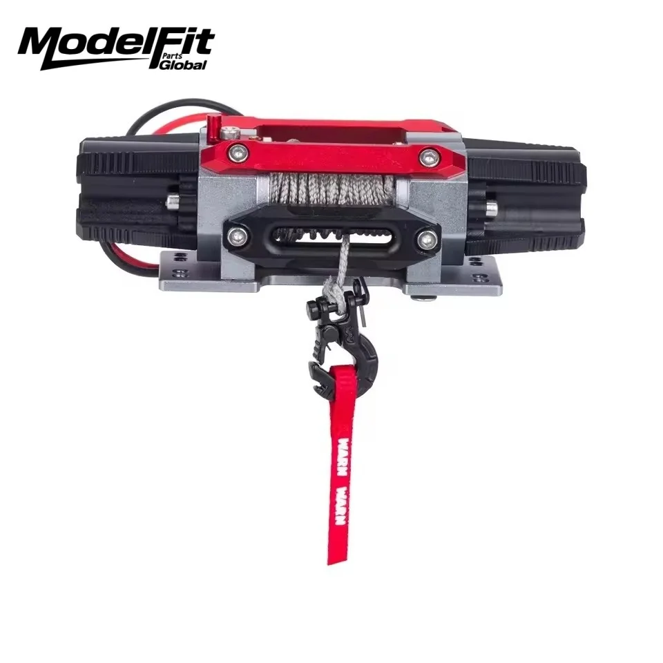 RC Car Winch Hook Scale Accessories With Pull Strap Tags Decoration Parts For 1/10 RC Crawler Axial SCX10 TRX4 TRX6 RGT 86100