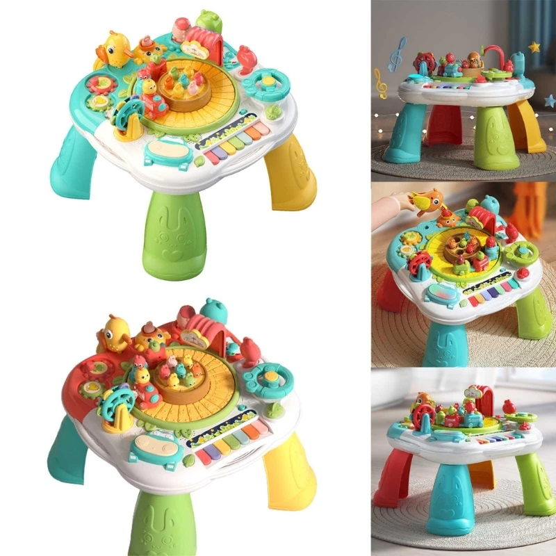 Baby Toy Musical Learning Table for 1 2 3 Years Old Boys Girls Early Education