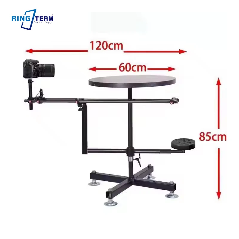 360 Photo Booth Rotating Stand Photobooth Machine for Parties 360 Degree Horizontal Vertical Shooting Tabl