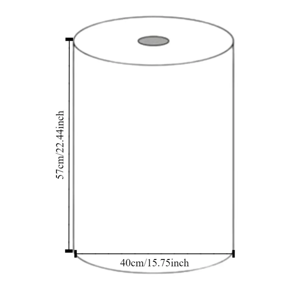 10 Rolls 57x40 MM Thermisch Papier Inktloos Gedrukt Duidelijk Ontvangst Afdrukken Papier Niet-klevend Wit Kassa Printpapier