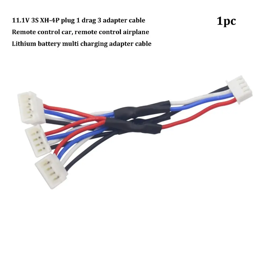 1/5pcs 11.1V 3S XH-4P/7.4V 2S XH-3P Plug Lithium Battery Charger Multistyles Plastic Adapter Cable Four Axis Aircraft Parts