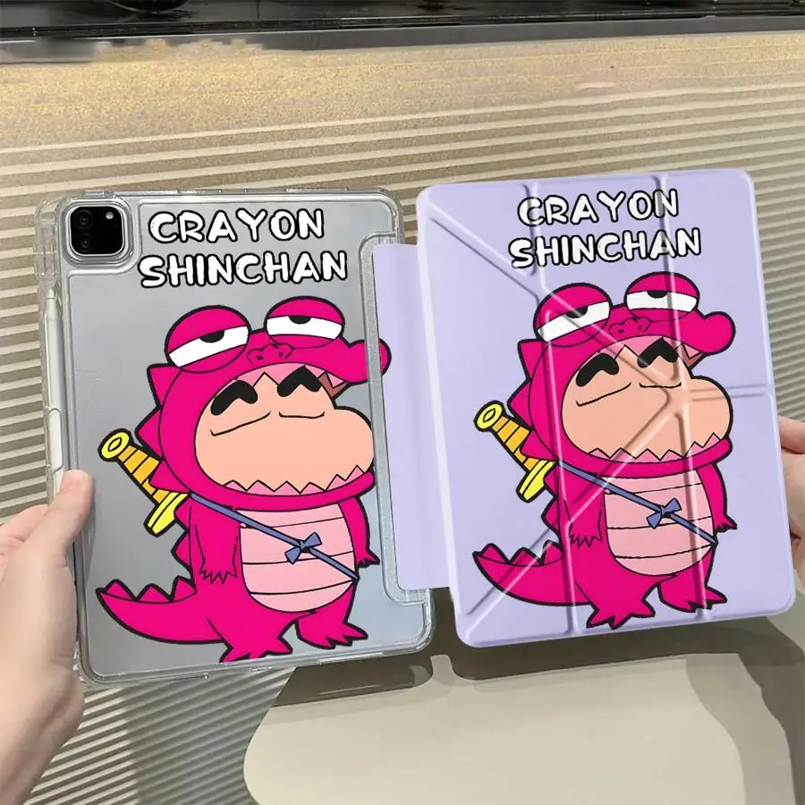 

Tablet Case For iPad Mini 6 7 Pro 2025 Air 4 5 M3 M2 1 2 M4 11inch Pro 11th 10th 9th 8th 7th 12.9inch Y-Fold Holder Cover Cute