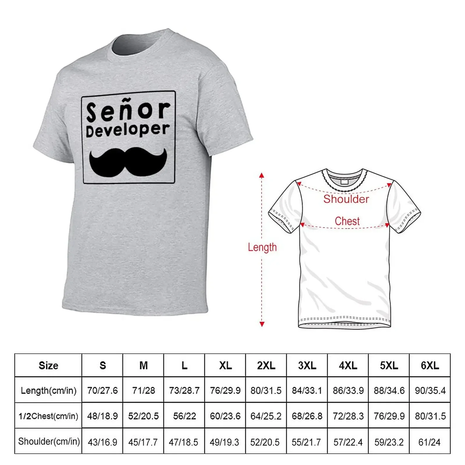 Se?or Developer T-Shirt plain quick-drying t shirts for men graphic