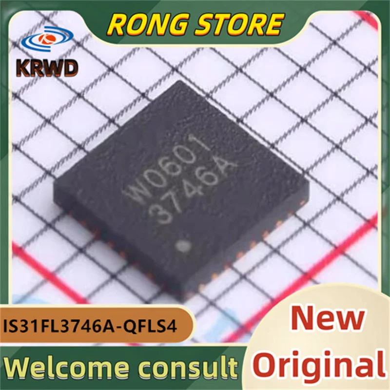 

5PCS 3746A New original IS31FL3746A-QFLS4-TR IS31FL3746A-QFLS4 IS31FL3746A QFN32