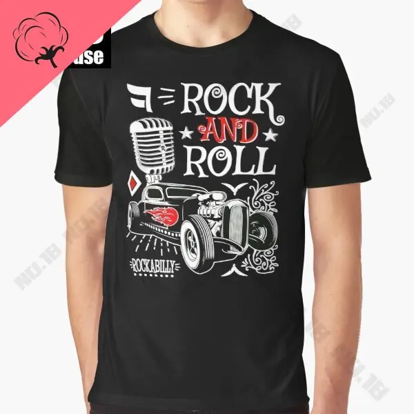 Fashion Stray Cats Rock Classic Cotton Tshirt American Rockabilly Band Fans Hipster Streetwear Breathable Boy Girl Men T Shirt