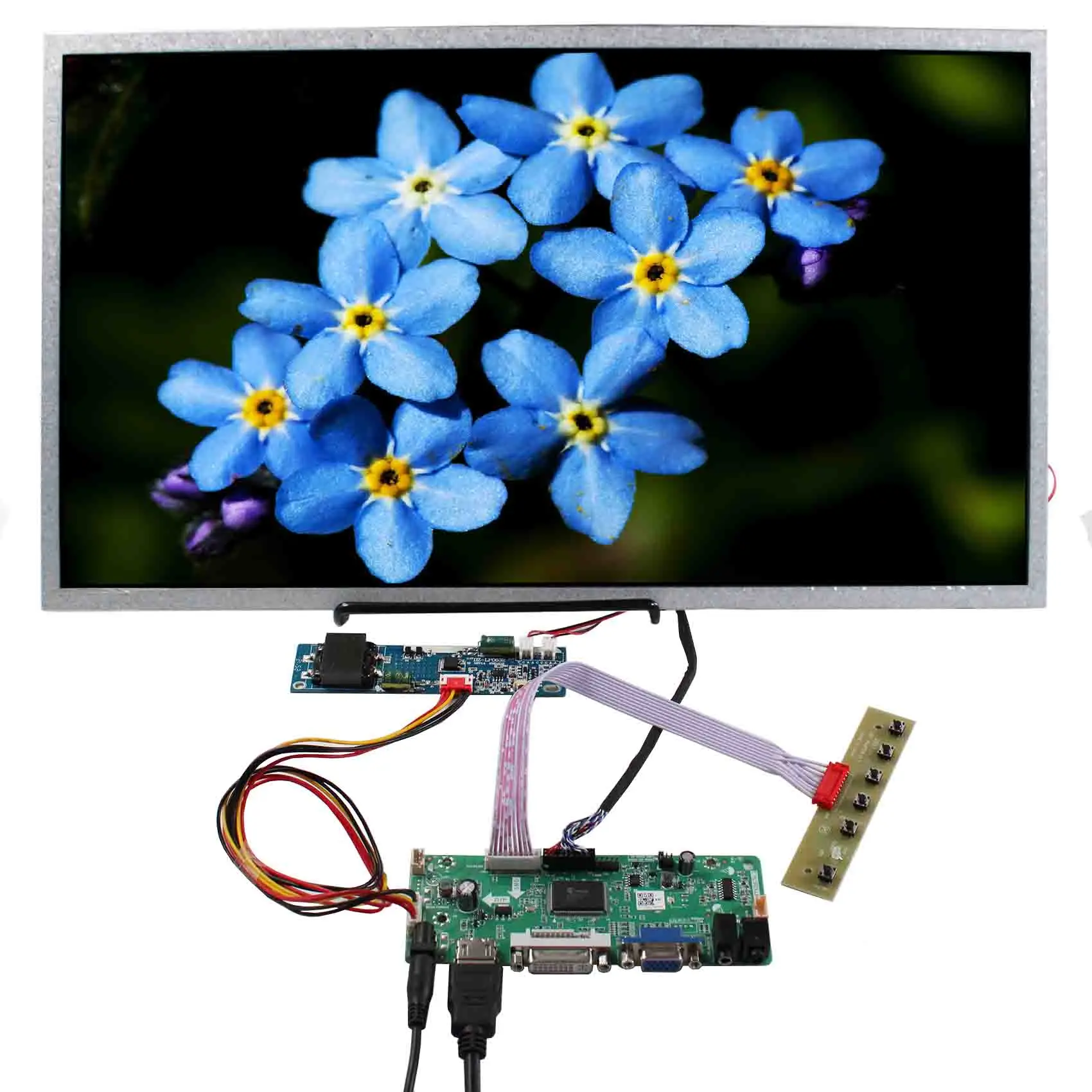 

18.5inch 1000nit Outdoor LCD Screen 1366x768 HDMI DVI VGA LCD Controller Board