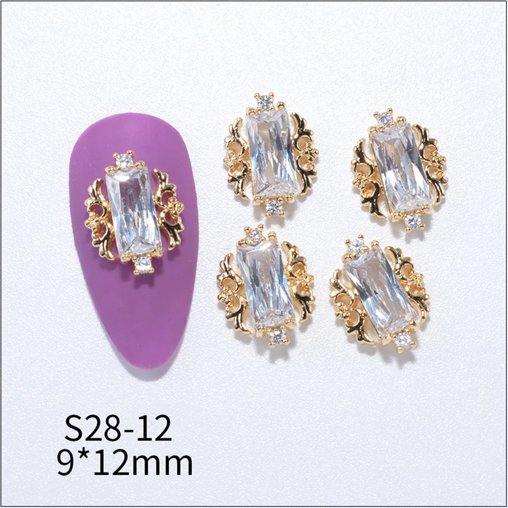 

Gold DIY Butterfly Manicure Accessories Nail Art Decorations Flower Nail Rhinestones Nail Jewelry Pendant Chain Nail Zircon